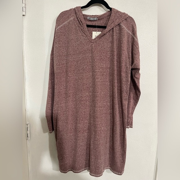 Culture code Tunic full Hooded dress side pockets pockets XL, NWT laguen Comfort - Picture 4 of 6